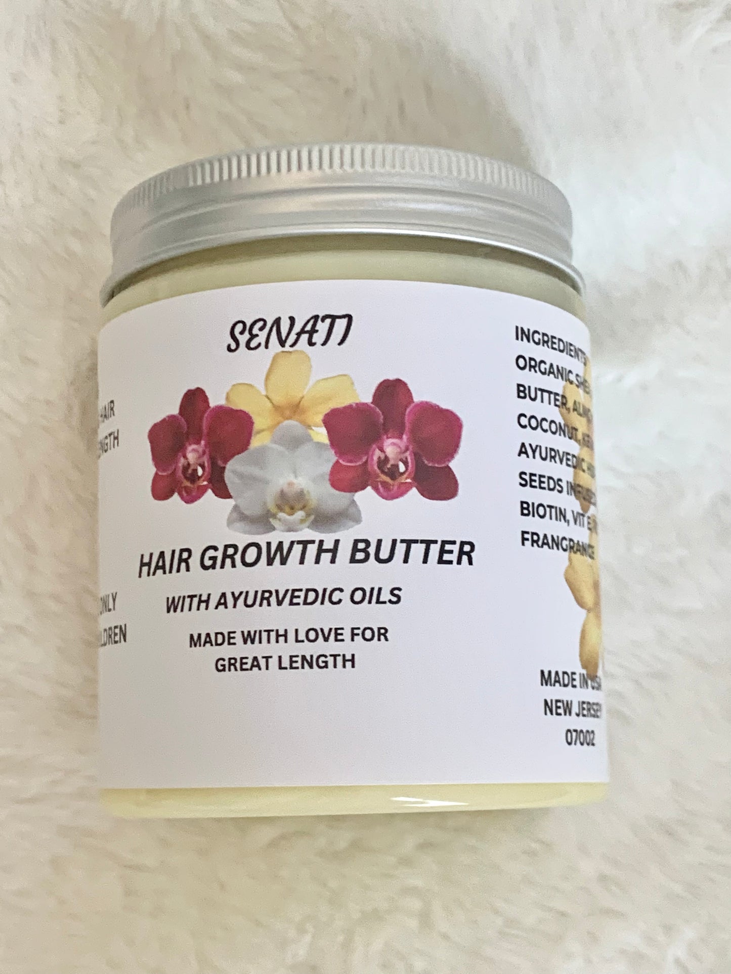 Organic Hair Growth Moisture Heal & Hydrate + Shea Butter. De'tangler.