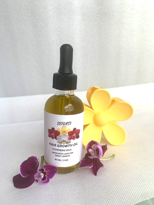 Organic Hair Growth Rosemary Ayurvedic Oil. De'tangler.