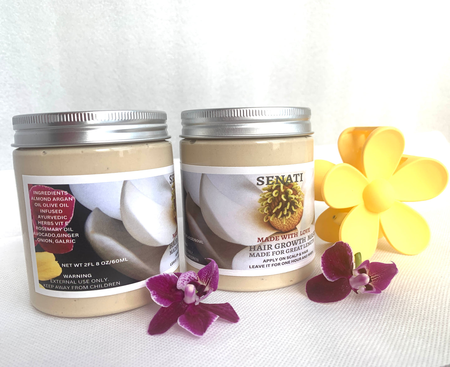 Organic Aloe, Rosemary Deep Conditioning Hair Growth Mask ( Big Size) De'tangler.