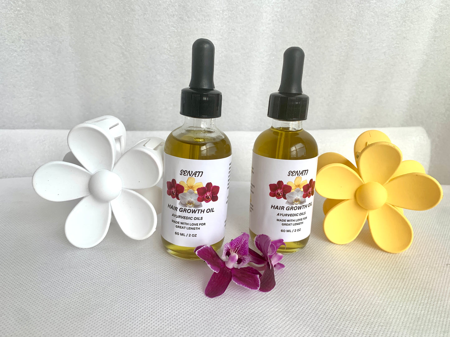 Organic Hair Growth Rosemary Ayurvedic Oil. De'tangler.
