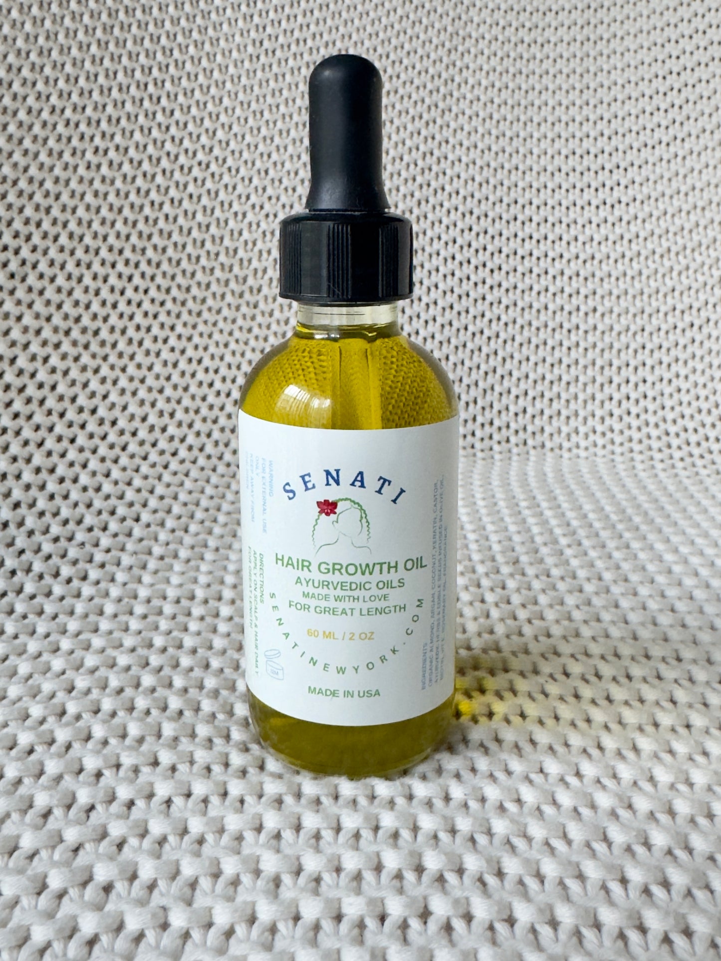 Organic Hair Growth Rosemary Ayurvedic Oil. De'tangler