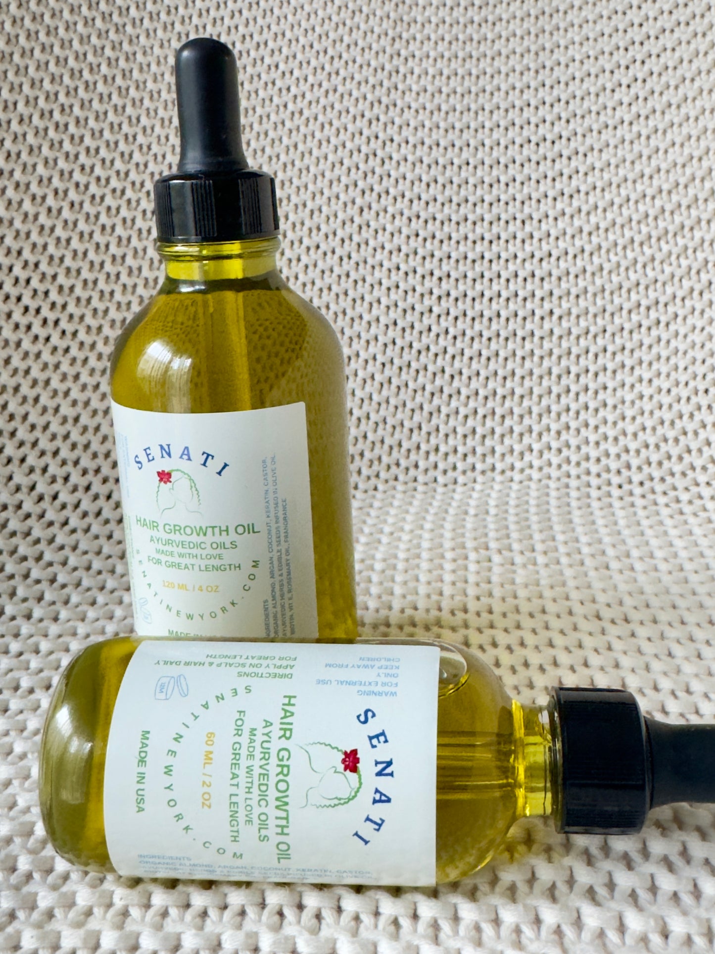 Organic Hair Growth Rosemary Ayurvedic Oil. De'tangler
